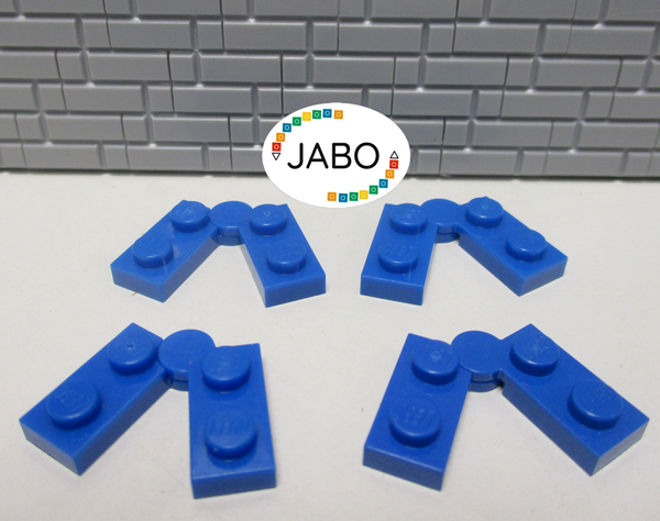 ( D5/9 ) LEGO 4x Scharnier Gelenk Platte 2429 2430 blau
