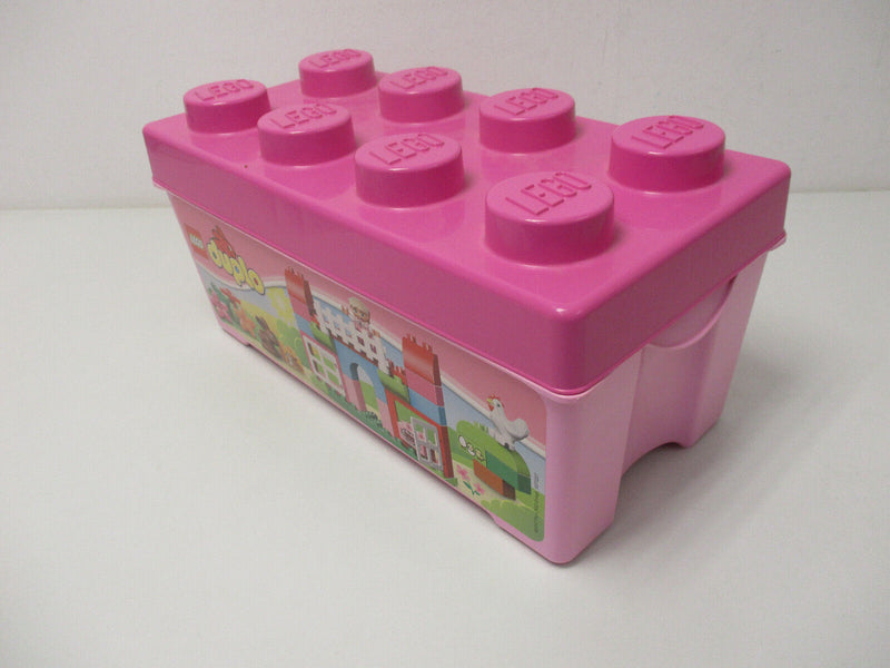 ( R4 / 5 )  LEGO Aufbewahrungs  Box  Aufbewahrungsbox mit Deckel Pink / Rosa