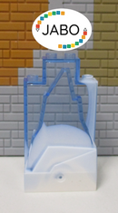 ( N2/7 ) Lego 1x 47847 Felsen trans mit weiß eisberg 7783 4748 4746