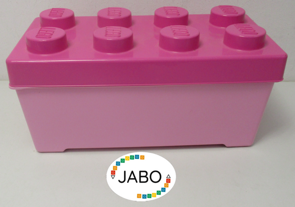 ( R4 / 5 )  LEGO Aufbewahrungs  Box  Aufbewahrungsbox mit Deckel Pink / Rosa