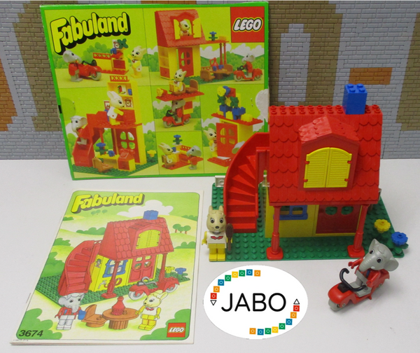 ( F15/4 ) Lego Fabuland Set Traumvilla Bonnie Bunny's New House mit BA (3674)