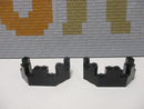 ( L6/3 ) Lego 2x 6066 Burgturmspitze 4 x 8 x 2 1/3 Zinne schwarz 6075 8876 8877