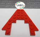 ( i12/14 ) Lego 4475 Flügel Flügelplatte 8x8 mit Ausschnitt 4x4 rot 6877