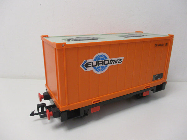 (RH) Playmobil 4113 Containerwagen Waggon Spur G LGB Eisenbahn