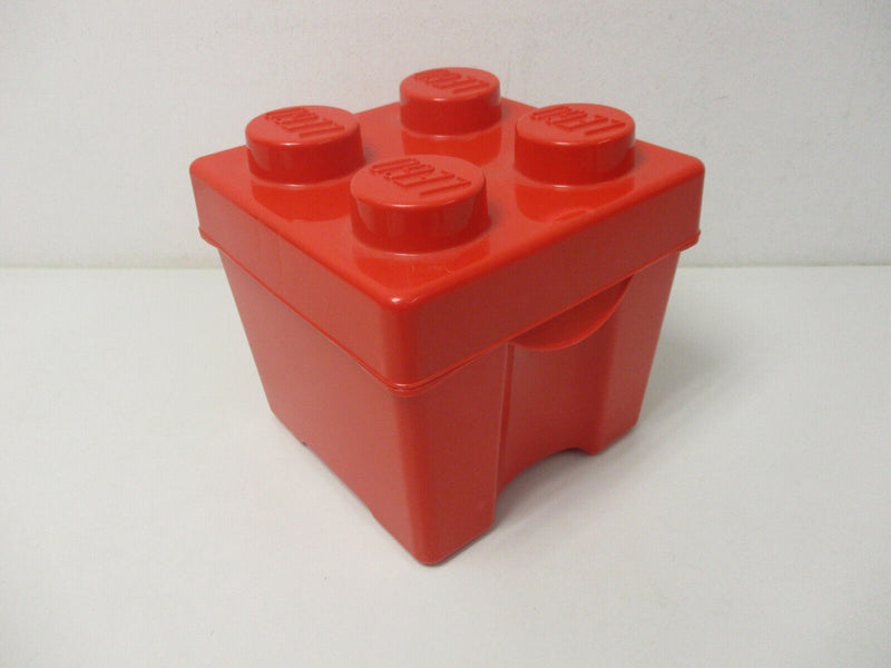 ( R4 / 5 )  LEGO Aufbewahrungs  Box  Aufbewahrungsbox mit Deckel rot klein