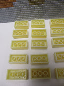 ( A6 / 1  ) Lego 26 Teststeine 2x4 von Bayer oder BASF