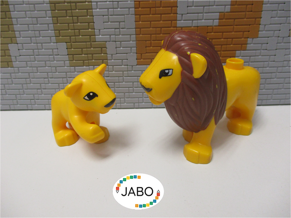 ( I6/2 ) LEGO Duplo Tiere Löwe mit Baby Zoo Safari Tierpark