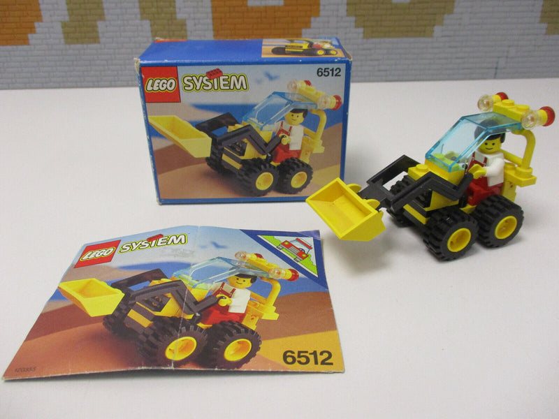 ( D13 ) Lego 6512 Bagger Radlader Baustelle  mit OVP und BA