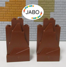 ( N2/2 ) Lego 2x 47847 Felsen rot braun 75017 10236 7625 8877