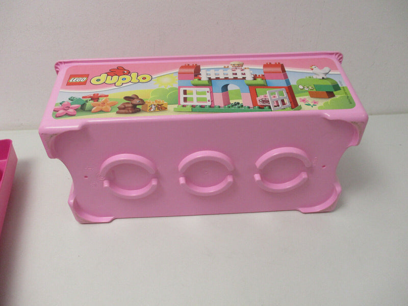 ( R4 / 5 )  LEGO Aufbewahrungs  Box  Aufbewahrungsbox mit Deckel Pink / Rosa