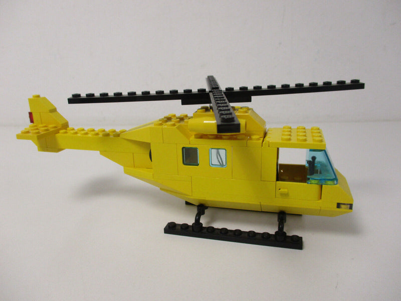 ( J11 / 1 ) LEGO Legoland Town 6697 Rescue Helicopter ohne Aufkleber mit BA