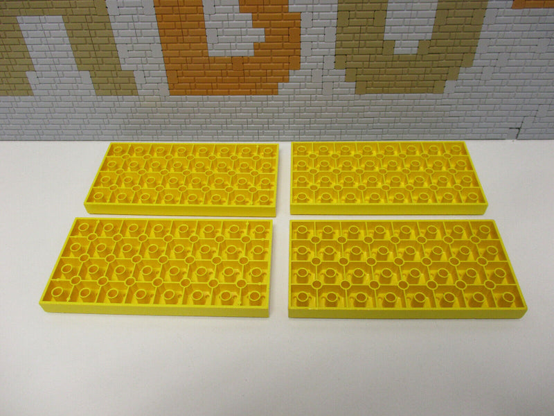 ( C 13 ) LEGO 4x Platte 4204 gelb 8x16 beidseitig bebaubar