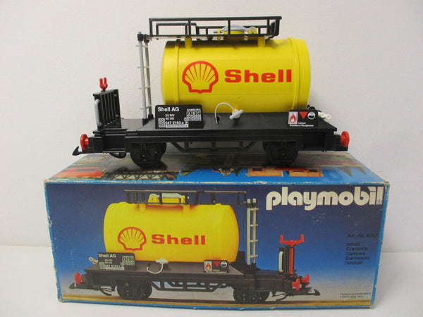 Playmobil 4107 Shell Kesselwagen Tankwaggon Waggon OVP Spur G  LGB Eisenbahn