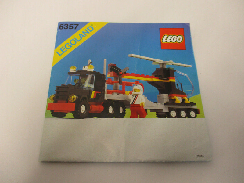 ( AH3 ) LEGO Legoland Town Classic 6357 Stunt 'Copter N' Truck Komplett mit BA