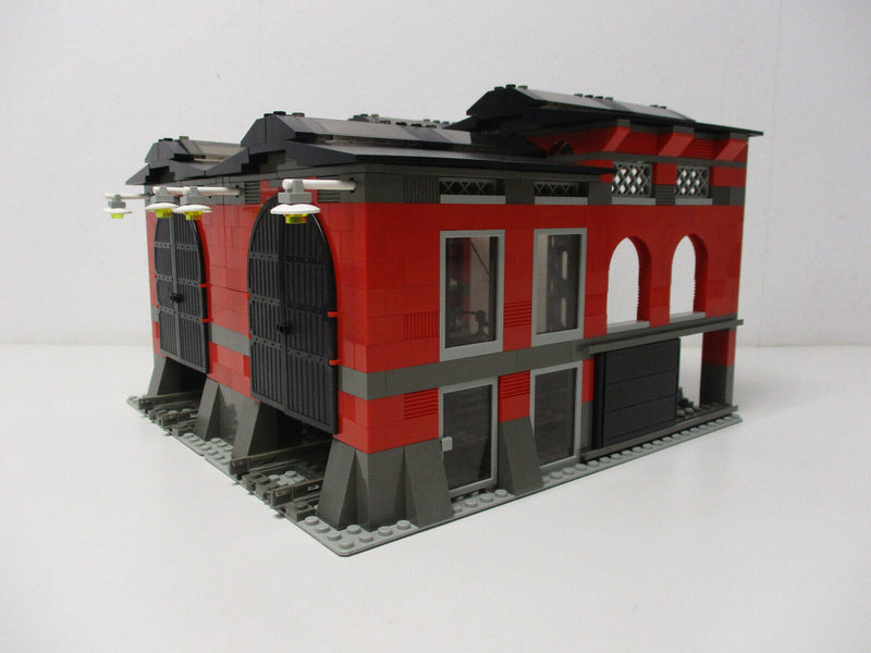 ( AH 4 ) LEGO Eisenbahn  10027 Lokschuppen OVP & BA 9V RC