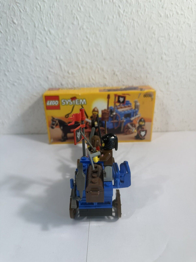 (E 17) Lego 6038 Wolfpack Renegades Ritter Castle Wolfsritter Kutsche OVP und BA