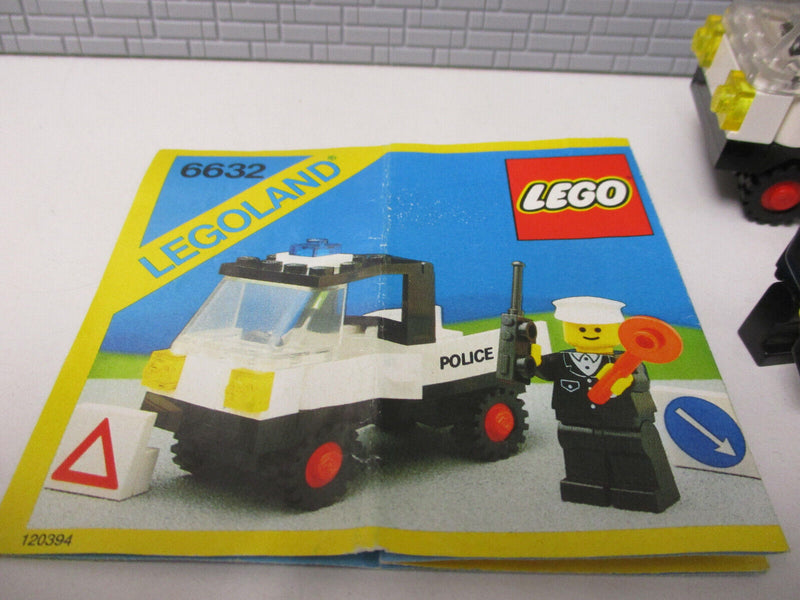 ( N11/8 ) LEGO Legoland 6632 Polizeiauto mit BA