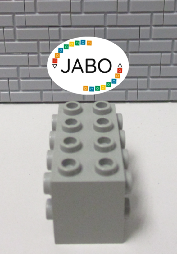 (O11/29) Lego 2434 Konverter Stein 2x4x2 alt hellgrau 10020 10022 10025 10019