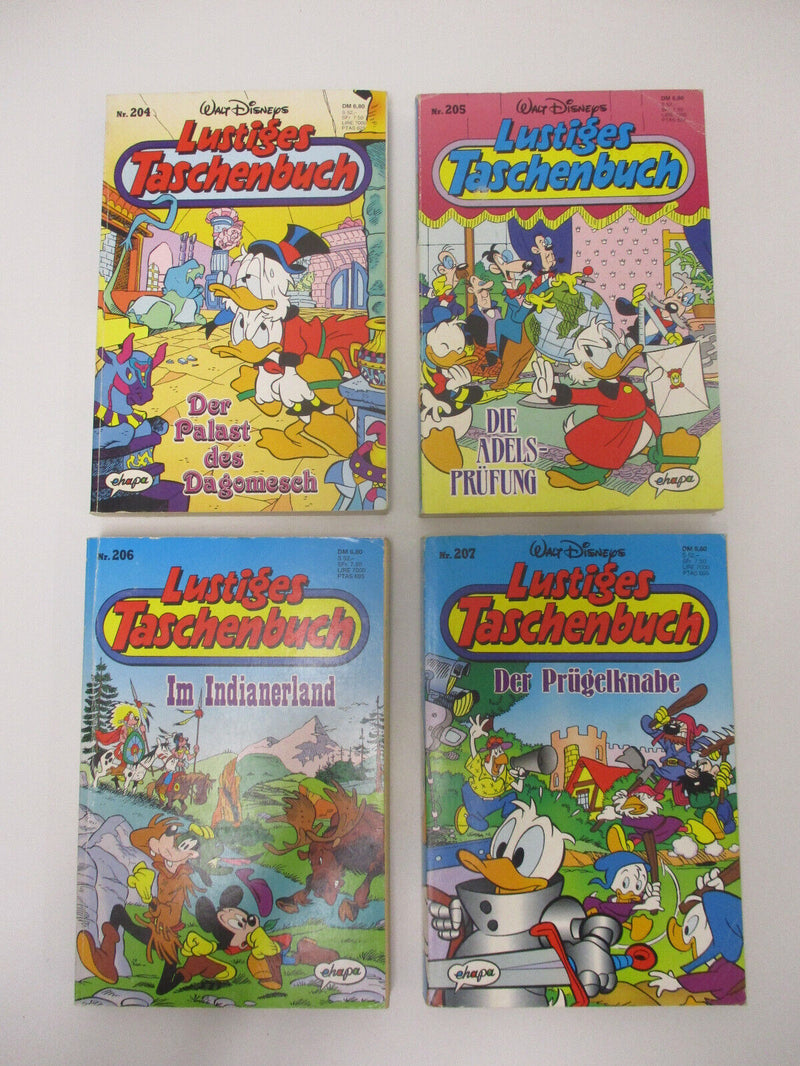 H18/1) Walt Disney LTB Comics Lustiges Taschenbuch Band 204-215 Rückenbild