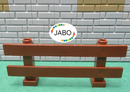 (N9/9) LEGO Zaun Absperrung Gartenzaun Gatter 1x8x2 braun 6079