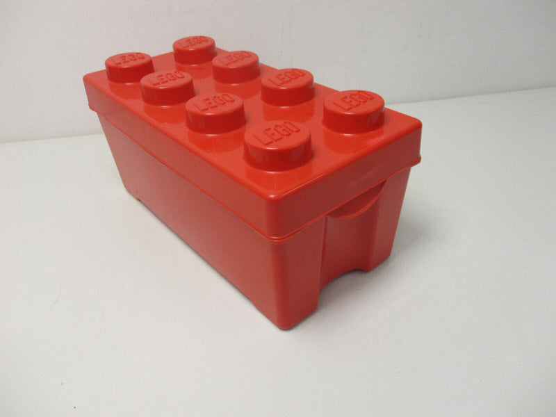 ( R4 / 5 )  LEGO Aufbewahrungs  Box  Aufbewahrungsbox mit Deckel rot