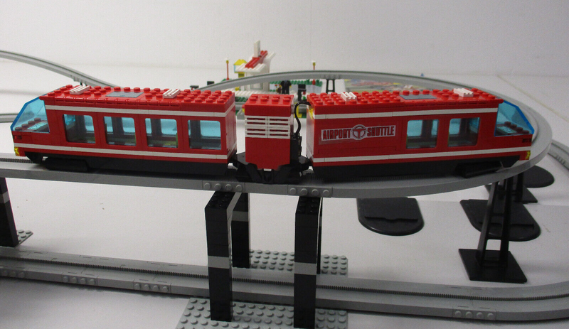 ( AH10 ) LEGO 6399 AIRPORT SHUTTLE MONORAIL mit OVP & BA 100% KOMPLETT & GEPRÜFT