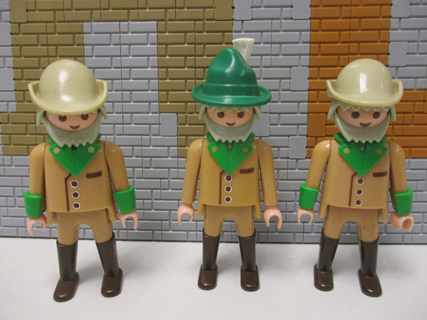 ( C10/1 ) Playmobil 3x Jäger  Soldaten Garde Western ACW Klicky 3741