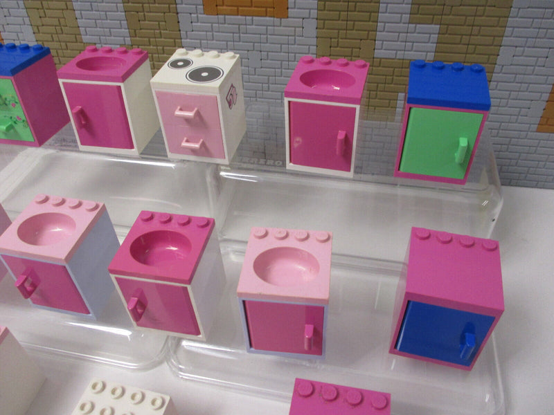 ( G13/5 ) Lego Möbel Schränke Backofen Homemaker Puppenwohnung Haus