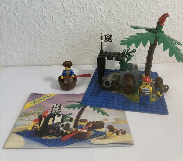 ( F13 ) Lego 6260 Shipwreck Island Piraten mit BA