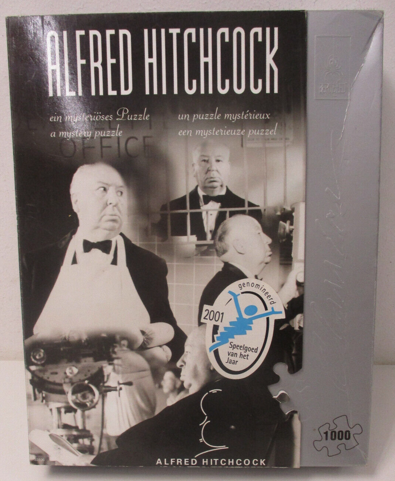 (R2/15 ) Bepuzzled Classics  Puzzle 1000 Teile Alfred Hitchcock  NEU