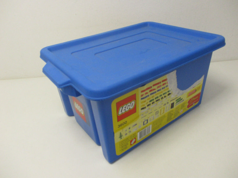 ( R4 / 5 )  LEGO Aufbewahrungs  Box  Aufbewahrungsbox mit Deckel blau