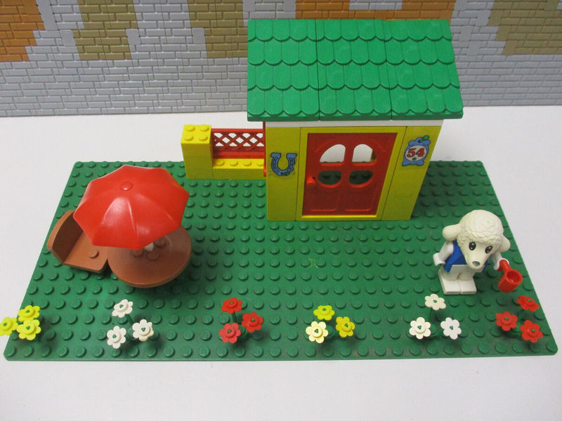 ( R10/1 ) Lego Fabuland Set Lisa Lamm und ihr Wochenendhaus  (3654)