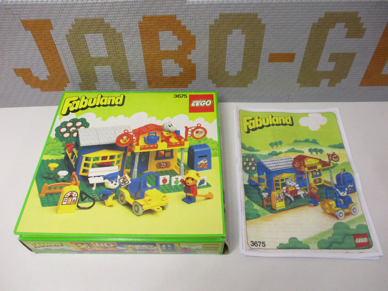 ( AH2 ) Lego Fabuland Set 3675Gemischtwarenladen / Supermarkt mit BA / OVP