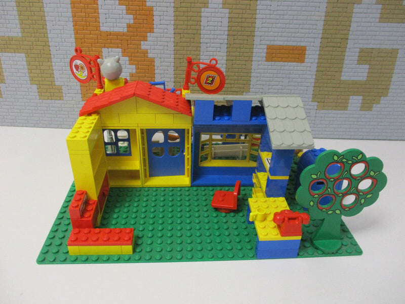 ( AH2 ) Lego Fabuland Set 3675Gemischtwarenladen / Supermarkt mit BA / OVP