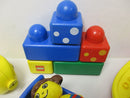 ( RBU5 / 3 ) LEGO Duplo Primo Baby Motorik Rassel Figuren Boot Fisch