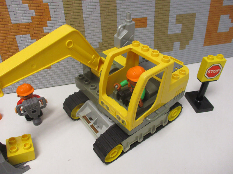 ( RB14/ 1  ) LEGO Duplo Raupenbagger Bagger Baustelle