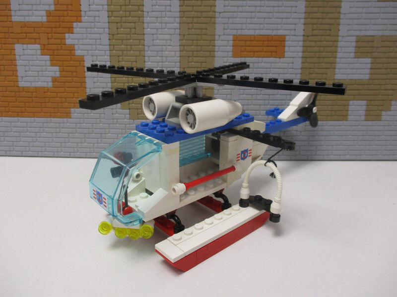 ( AH3) LEGO System 6342 Beach Rescue Chopper 100% Komplett BA ausgedruckt