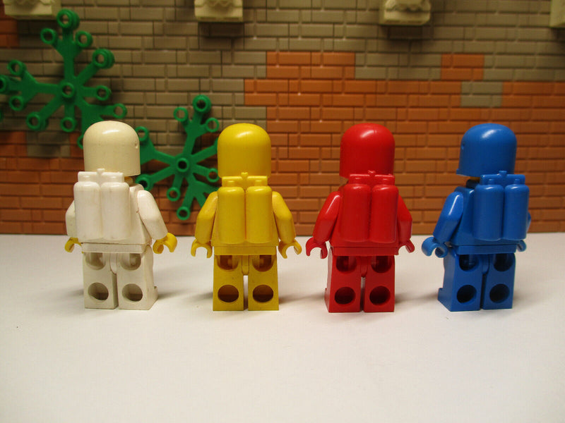 ( L4/30 ) Lego Space Classic Figur Blau Rot Gelb Weiß Zubehör 6701 6971 6940