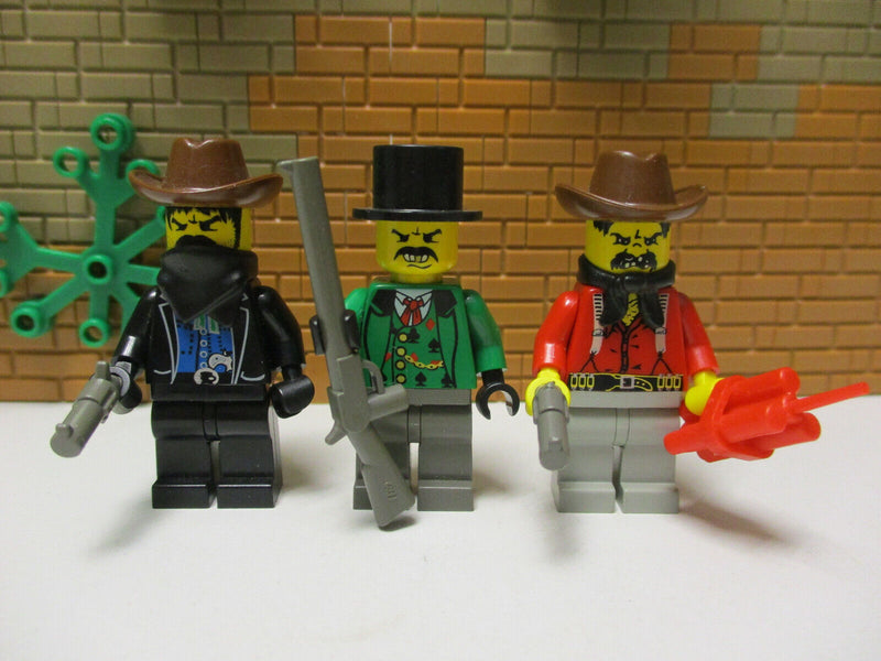 ( F13 / 20 ) Lego Western Wild West Minifiguren ww007 ww008 ww010 6755 6769 6765