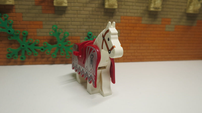 (B11 / 7 ) Lego 1x Pferdedecke mit Pferd Satteldecke Ritterburg Skorpion Knights