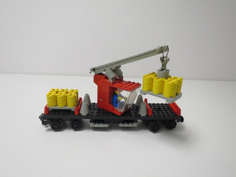 ( L14 / 6 ) Lego 7817 Kranwagen Classic Eisenbahn MIT BA 100% KOMPLETT