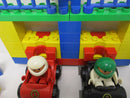 ( RB8/2 ) LEGO Duplo Race Action Autorenn mit 2 Abschuss Rampen 3085