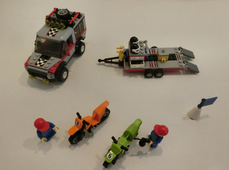 ( AH 8 ) Lego City 4433 Dirt Bike Transporter Mit OVP & BA 100% Komplett