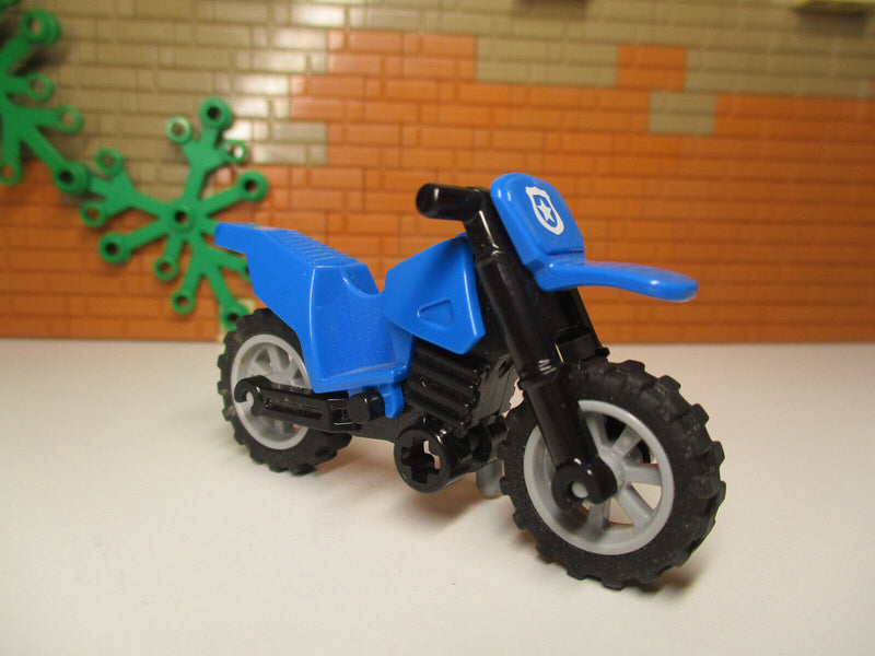 (L5/5/14 ) LEGO 5 Polizei Minifiguren + Zubehör und Motorrad Figuren City