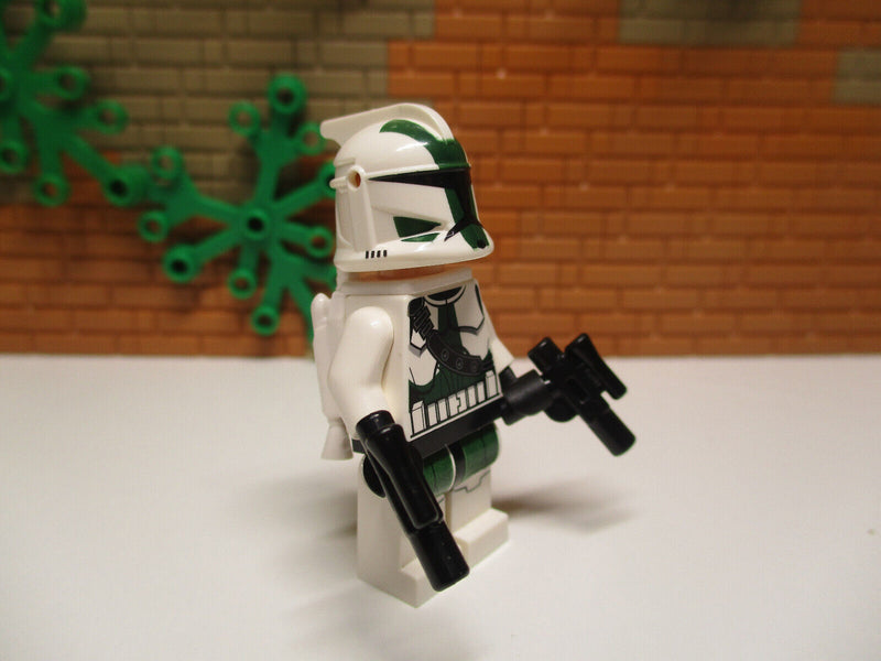 ( O6 / 13 ) LEGO STAR WARS sw0380 Clone Trooper Commander Gree Minifigur 9491