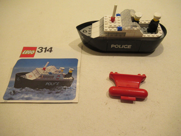 ( C12 ) Lego WASSERSCHUTZBOOT Polizeiboot MIT BA 100% KOMPLETT