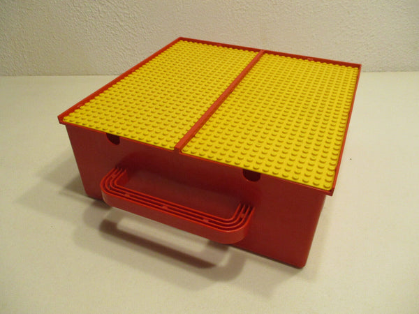 Lego roter Sortierkasten Sortierbox Sammelkoffer 2 Platten und Inneneinteilung