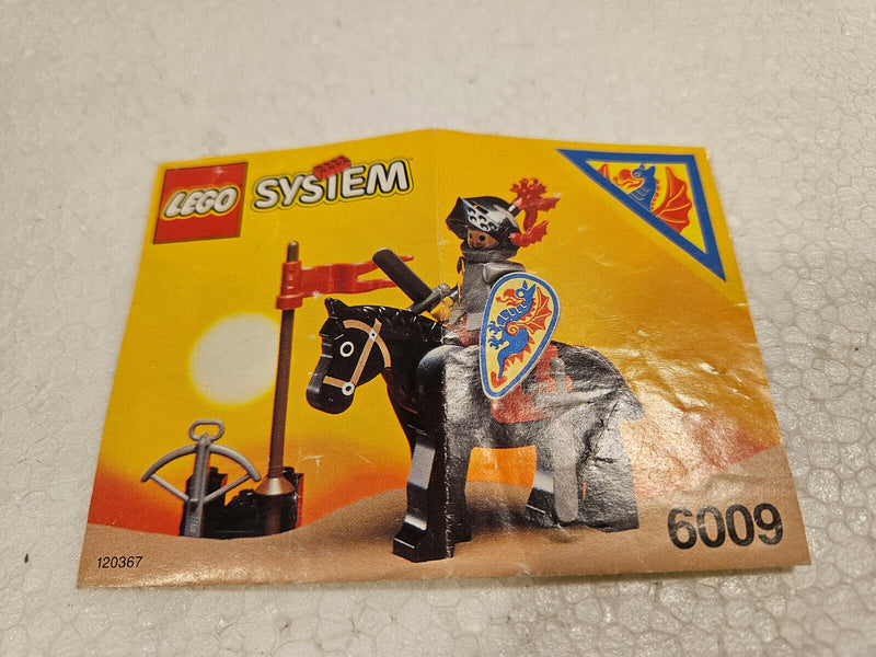 ( D/12 ) Lego 6009 Castle Black Knight Der Schwarze  mit OVP & BA 100% komplett