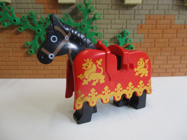 (B11 / 6-1) Lego 1x Pferdedecke mit Pferd Satteldecke Ritterburg  1584 6039 6060