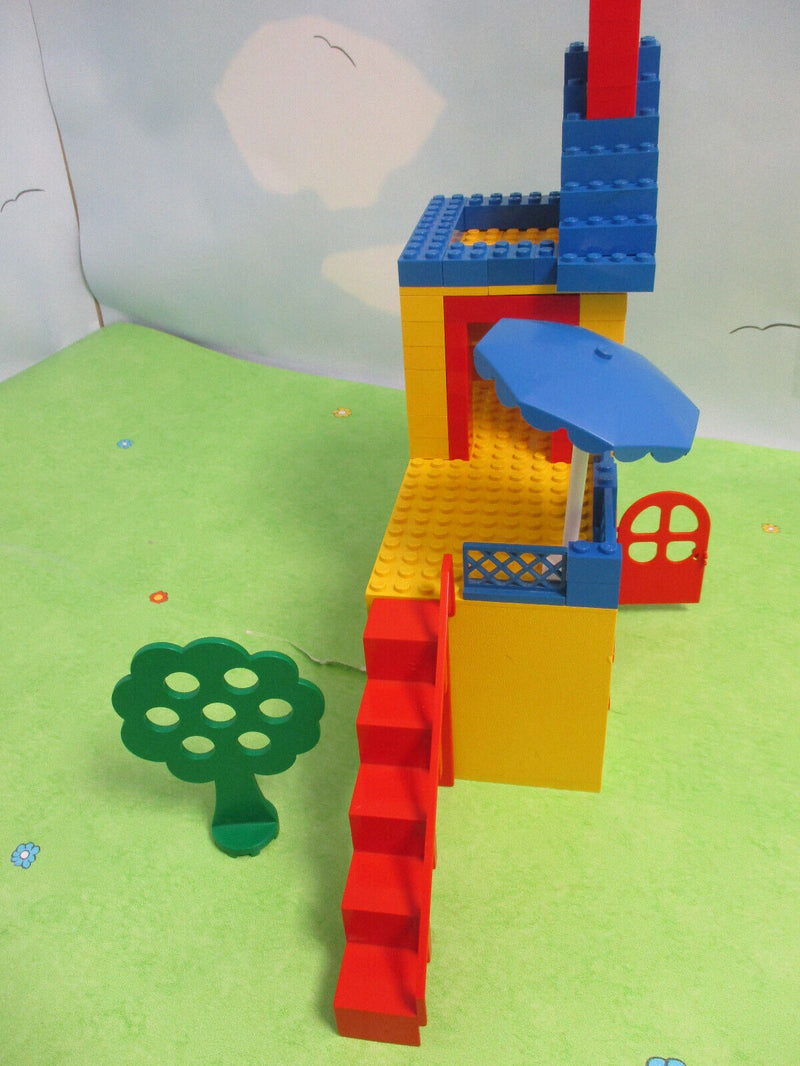 ( E 18 ) Lego Fabuland Set 341 Traumvilla Haus Cathy Cat's & Morty Mouse's BA